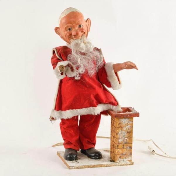 Le p&egrave;re No&euml;l &agrave; la chemin&eacute;e