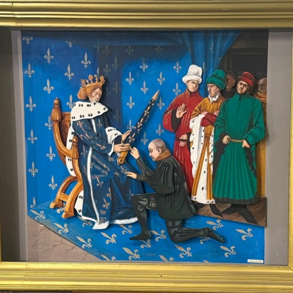 Philippe IV le Bel recevant Guy de Dampierre