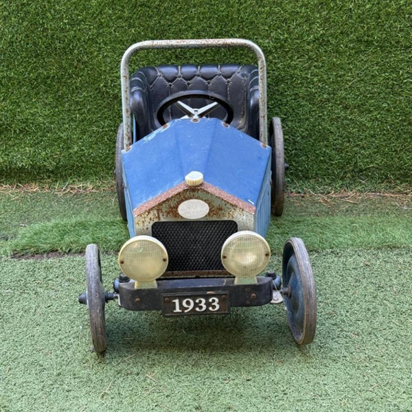 Voiture &agrave; p&eacute;dales bleue 1933 3