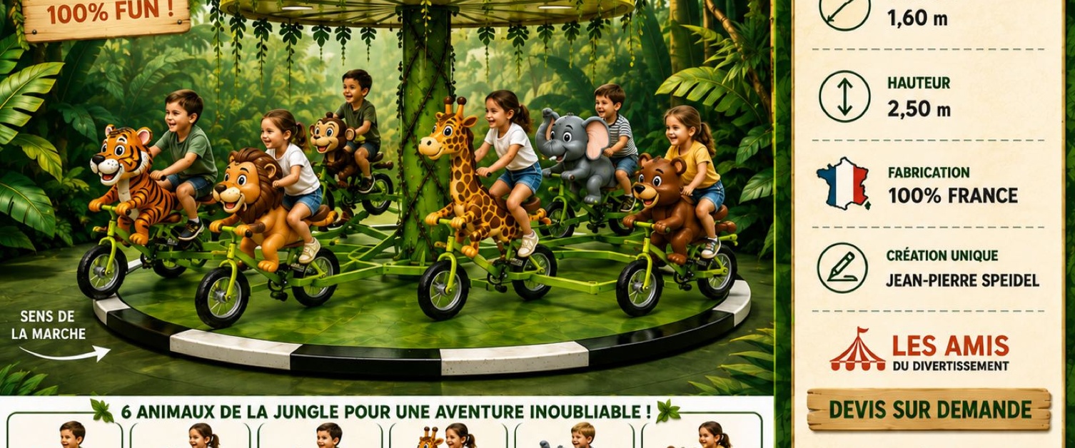 Les vélos de la jungle - Cr&eacute;ation