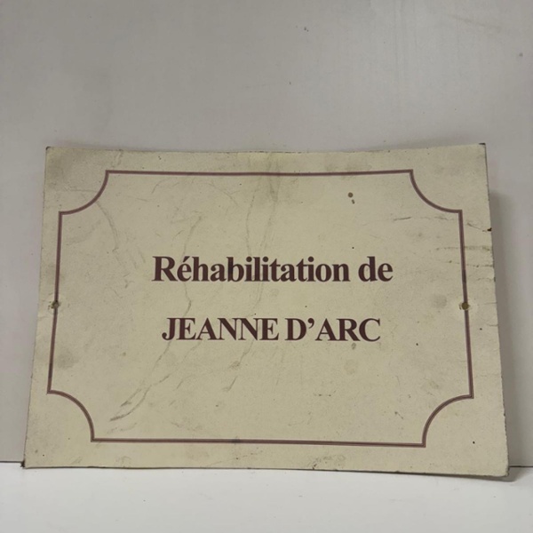 Réhabilitation de Jeanne d'Arc 2