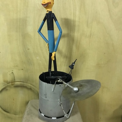 Sculpture Anim&eacute;e - Art brut