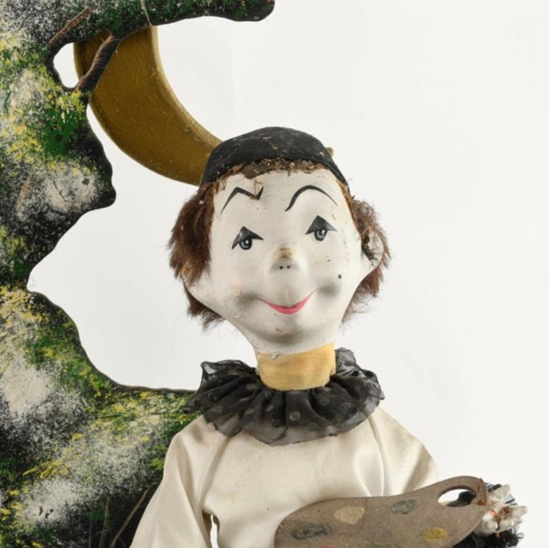 Pierrot &agrave; la palette de peintre 2